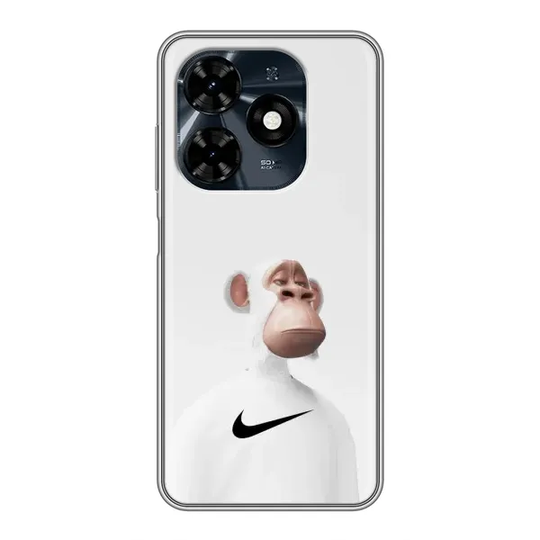 Чехол с принтом «обезьяна NFT Nike» для TECNO Spark 20c