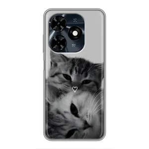 Чохол з малюнком кіт на TECNO Spark 20c (Пара котів)