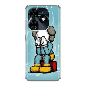 Чохли для TECNO Spark 20c - Bearbrick Louis Vuitton (PREMIUMPrint) (Плач Bearbrick)