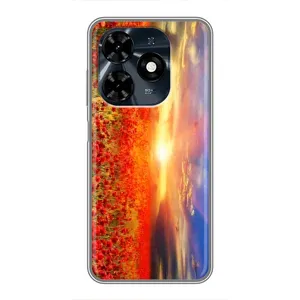 Чехол с принтом «Поле тюльпанов» для TECNO Spark 20c