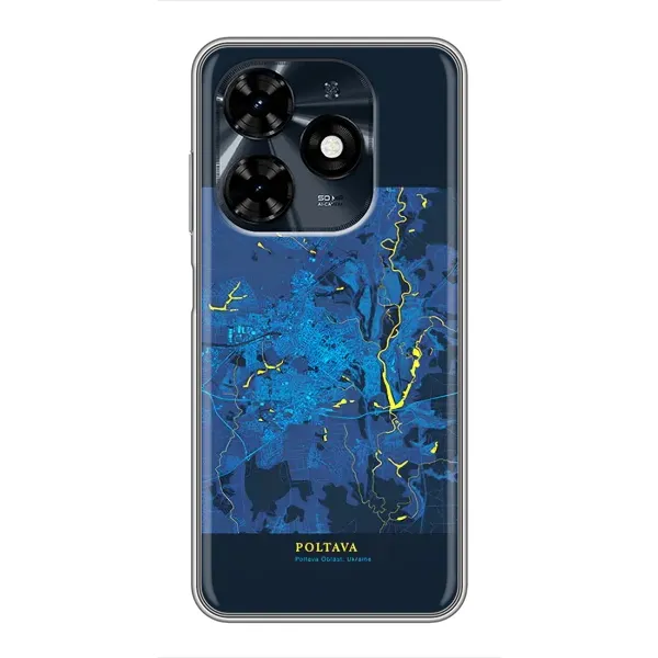 Чохол з принтом «Полтава» для TECNO Spark 20c