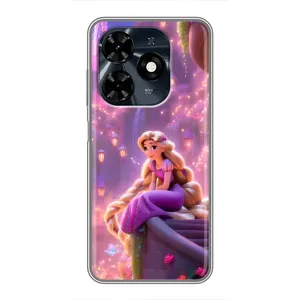 Чохол Рапунцель для TECNO Spark 20c (Рапунцель у замку)