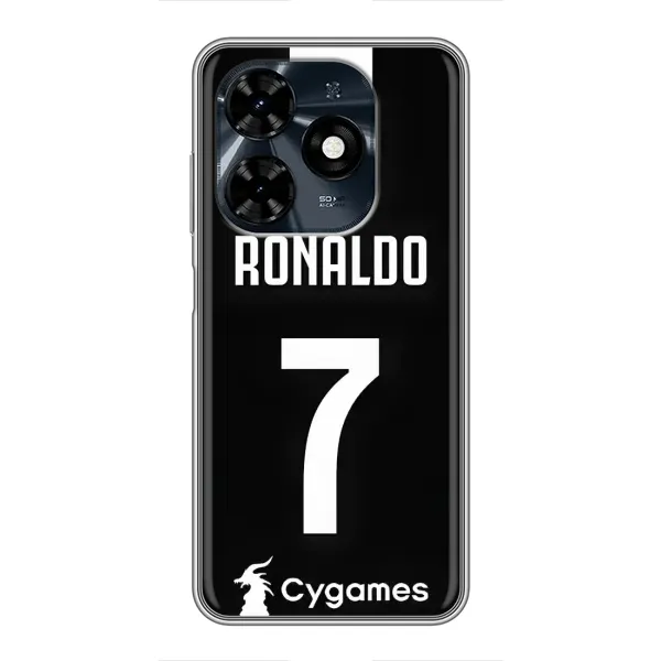 Чохол з принтом «RONALDO 7» для TECNO Spark 20c Чохол з принтом «RONALDO 7» для TECNO Spark 20c