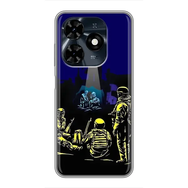 Чехол с принтом «Рождество в Украине» для TECNO Spark 20c