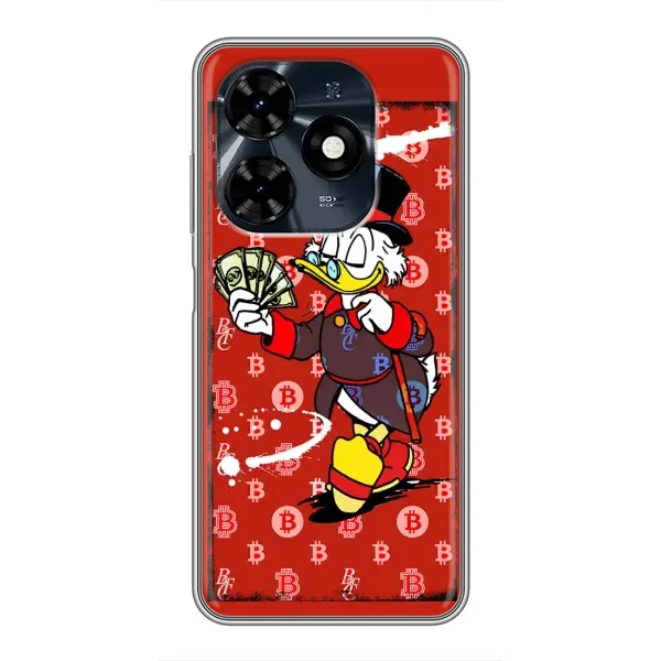 Чохол з принтом «Scrooge MagDag» для TECNO Spark 20c