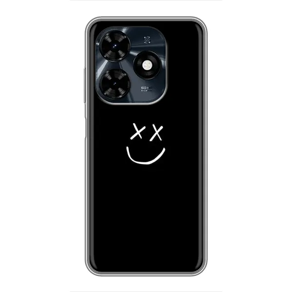 Чехол с принтом «Смайл» для TECNO Spark 20c