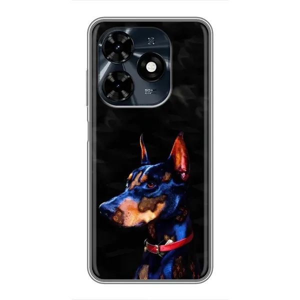 Чохол з принтом «Собака» для TECNO Spark 20c