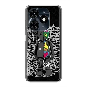 Чохли для TECNO Spark 20c - Bearbrick Louis Vuitton (PREMIUMPrint) (Стиль Bearbrick)