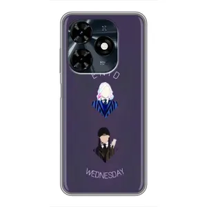 Чохли Венсдей на TECNO Spark 20c Уенсдей (AlphaPrint) (Венздей і подруга)