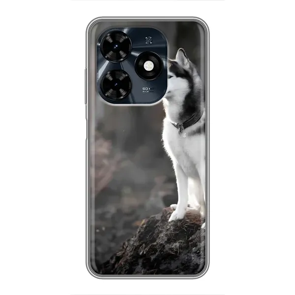 Чехол с принтом «Верный пес» для TECNO Spark 20c