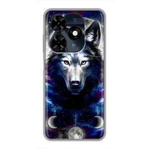 Защитные чехлы для Техно Спарк 20с (AlphaPrint) (ХИТ продаж) ВОЛК (Волк)