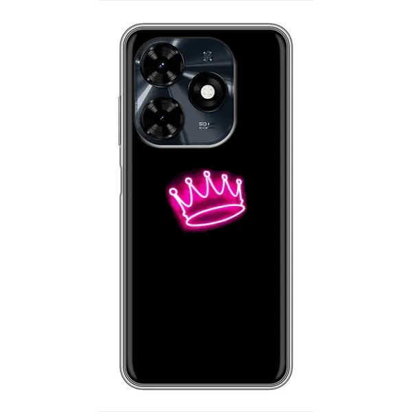 Чохол з принтом «Яскрава корона» для TECNO Spark 20c Чохол з принтом «Яскрава корона» для TECNO Spark 20c