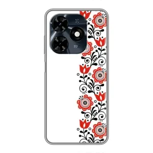 Чохол для Патріота України TECNO Spark 20c - (AlphaPrint) (Яскрава вишиванка)