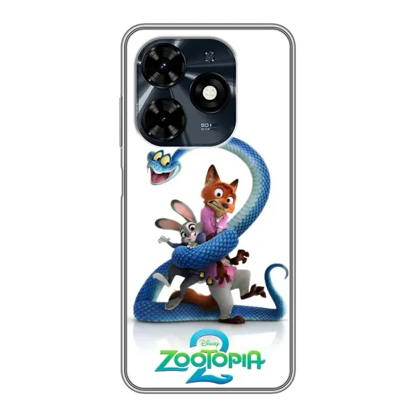 Чохол з принтом «Зоотрополіс 2» для TECNO Spark 20c