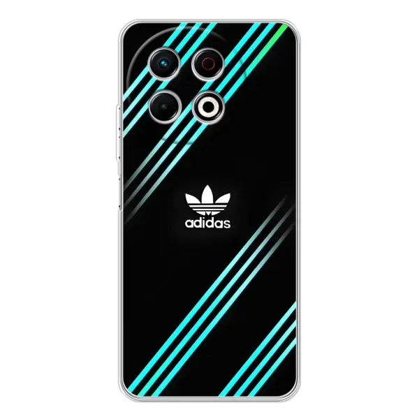 Чохол з принтом «Адідас з полосами» для TECNO Spark 30 Pro