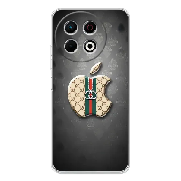 Чохол з принтом «Apple gucci» для TECNO Spark 30 Pro