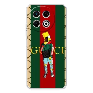 Брендновые Чехлы для TECNO Spark 30 Pro - (PREMIUMPrint) (Барт ГУЧЧИ)