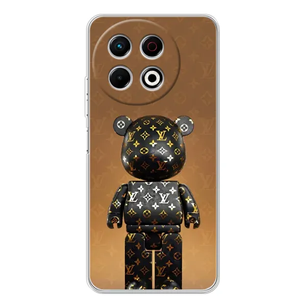 Чохол з принтом «Bearbrick» для TECNO Spark 30 Pro