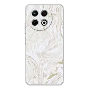 Мраморний чехол на TECNO Spark 30 Pro (VPrint) (Білий мрамор)