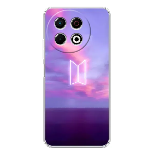 Чохол з принтом «BTS логотип» для TECNO Spark 30 Pro