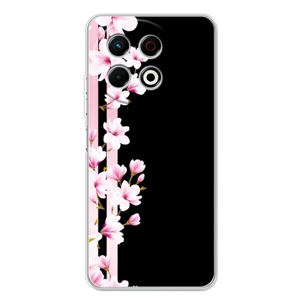 Чохол з принтом «Квіточки» для TECNO Spark 30 Pro
