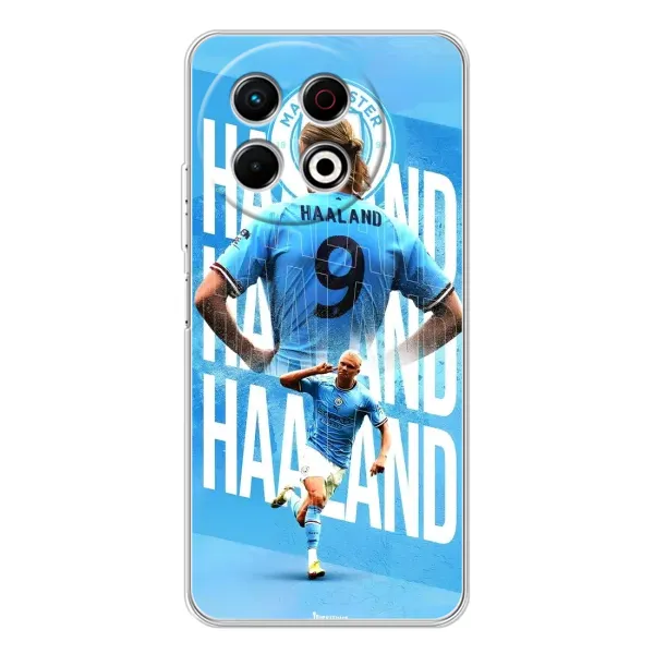 Чехол с принтом «Erling Haaland» для TECNO Spark 30 Pro