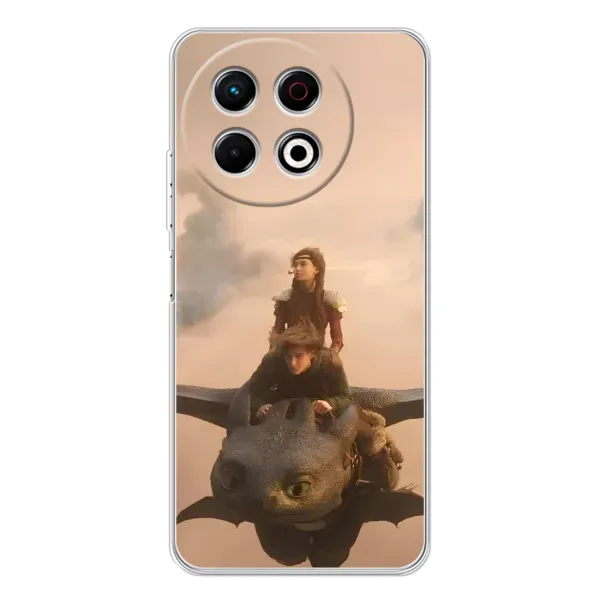 Чохол з принтом «Фільм дракон» для TECNO Spark 30 Pro