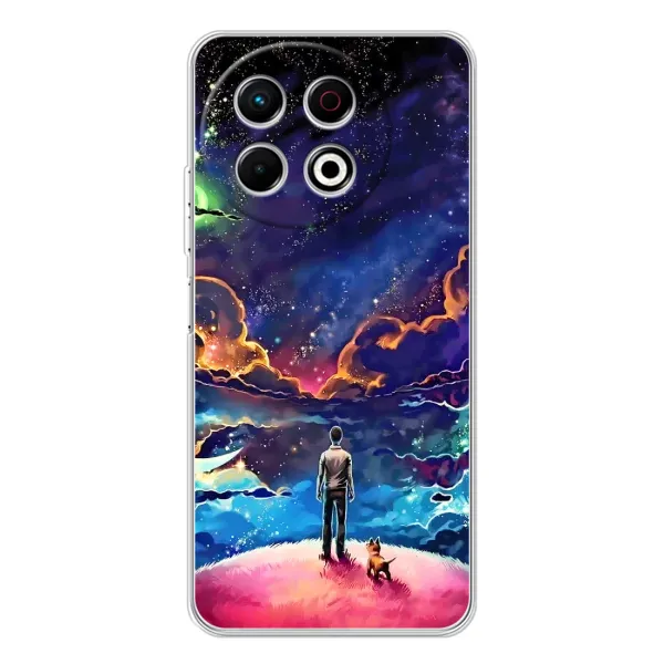 Чехол с принтом «Галактический вид» для TECNO Spark 30 Pro