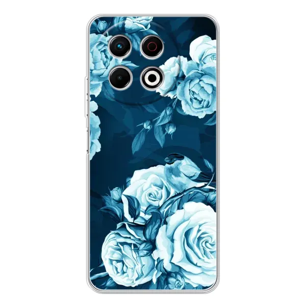 Чохол з принтом «Блактині бутони» для TECNO Spark 30 Pro Чохол з принтом «Блактині бутони» для TECNO Spark 30 Pro