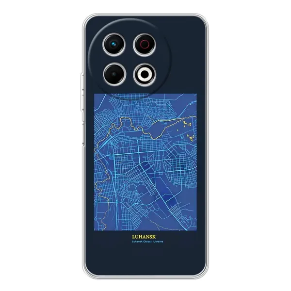 Чохол з принтом «Луганськ» для TECNO Spark 30 Pro