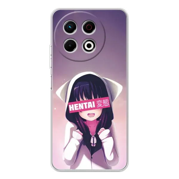 Чохол з принтом «Hentai chan» для TECNO Spark 30 Pro