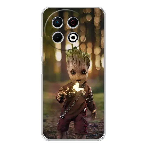 Чохол з принтом «I am Groot» для TECNO Spark 30 Pro