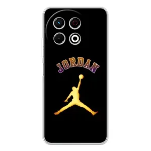 Чохли для TECNO Spark 30 Pro - з картинкою JORDAN (AlphaPrint) (Jordan Gold)
