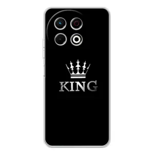 Чохол з Короною ТЕКНО Спарк 30 Про - (AlphaPrint) (KING)
