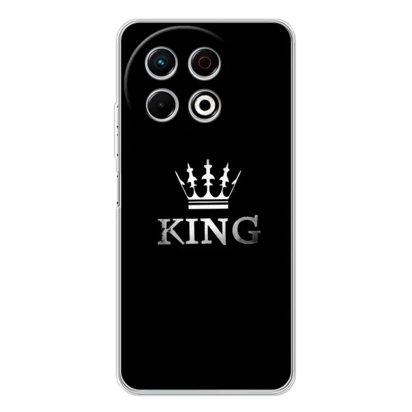 Чохол з принтом «KING» для TECNO Spark 30 Pro