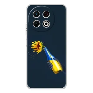 Чохол для Патріота України TECNO Spark 30 Pro - (AlphaPrint) (Коктель молотова)