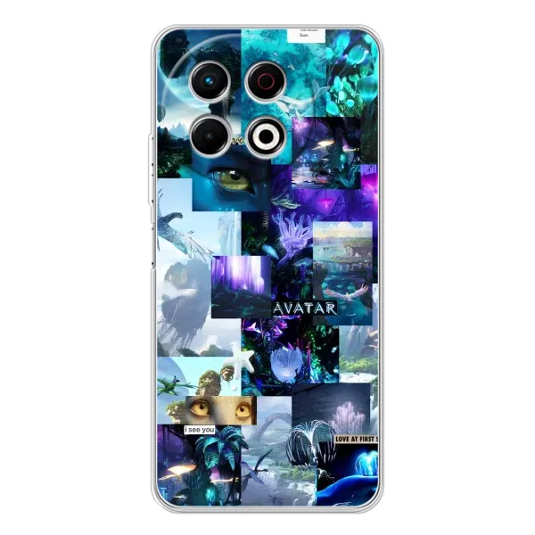 Чохол з принтом «колаж Аватар» для TECNO Spark 30 Pro