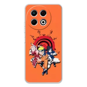 Naruto Anime Чехлы для ТЕКНО Спарк 30 Про (AlphaPrint) (команда Наруто)