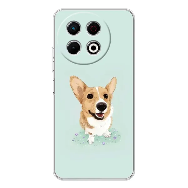 Чохол з принтом «Коргі» для TECNO Spark 30 Pro
