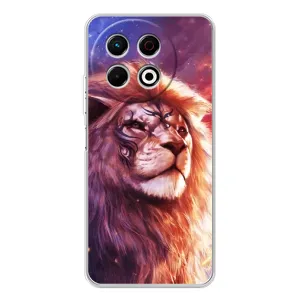 Чехол со Львом для TECNO Spark 30 Pro (VPrint) (Красочный Лев)