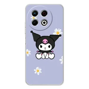 Чехол с кроликом Куроми на TECNO Spark 30 Pro (Куроми в цветах)