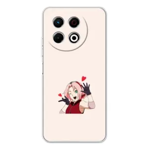 Чохли Персонажі Аніме Наруто для TECNO Spark 30 Pro (AlphaPrint) (Лайк Сакура)