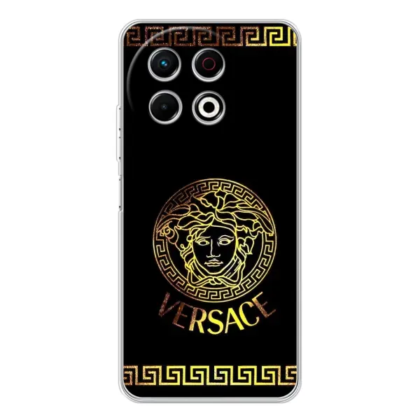 Чохол з принтом «Logo Versace» для TECNO Spark 30 Pro