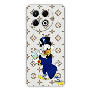 Чехли для TECNO Spark 30 Pro - Скрудж МакДак Louis Vuitton (PREMIUMPrint) (Макдак на стилі)