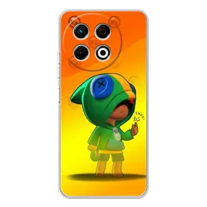 Чехол для TECNO Spark 30 Pro Бравл Старс (VPrint) (Хлопчик Леон)