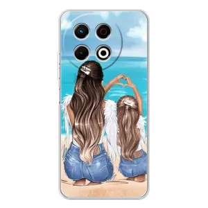 Чохол з друком для TECNO Spark 30 Pro - (Мама з дитинкою) (AlphaPrint) (Мама з донькою)