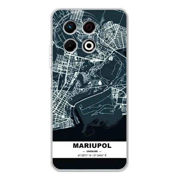 Чохол з принтом «Маріуполь» для TECNO Spark 30 Pro