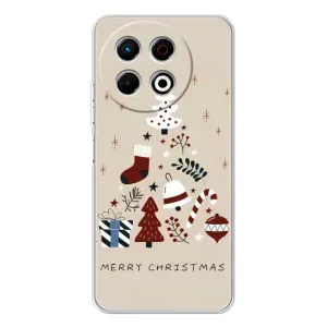 Різдвяні Чохли для TECNO Spark 30 Pro (VPrint) (Merry Christmas)
