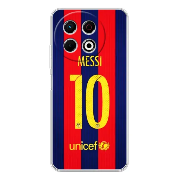 Чохол з принтом «Messi Barca 10» для TECNO Spark 30 Pro