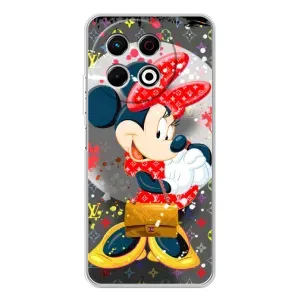 Чохол Disney Mouse TECNO Spark 30 Pro (PREMIUMPrint) (Minni з бантіком)